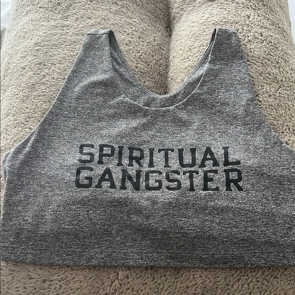 Spiritual Gangster Gray bra/Tank Top
